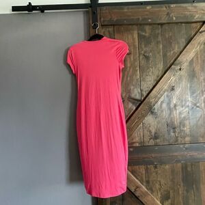 Pink Midi Bodycon Dress SZ M